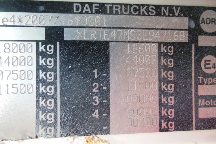 Daf XF 105.460 SC, LowDeck, Euro 5  EEV