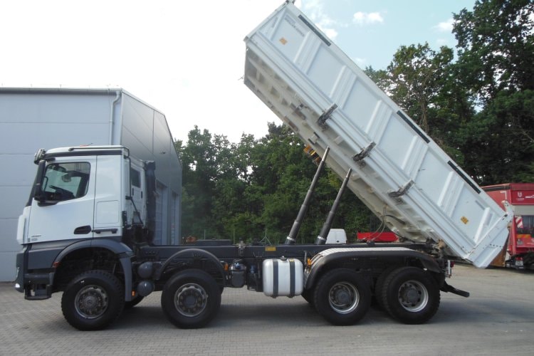Mercedes Benz 4151 Arocs, 8x6, Meiller, Bordmatic, závěs