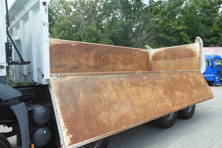 Mercedes Benz 4151 Arocs, 8x6, Meiller, Bordmatic, závěs