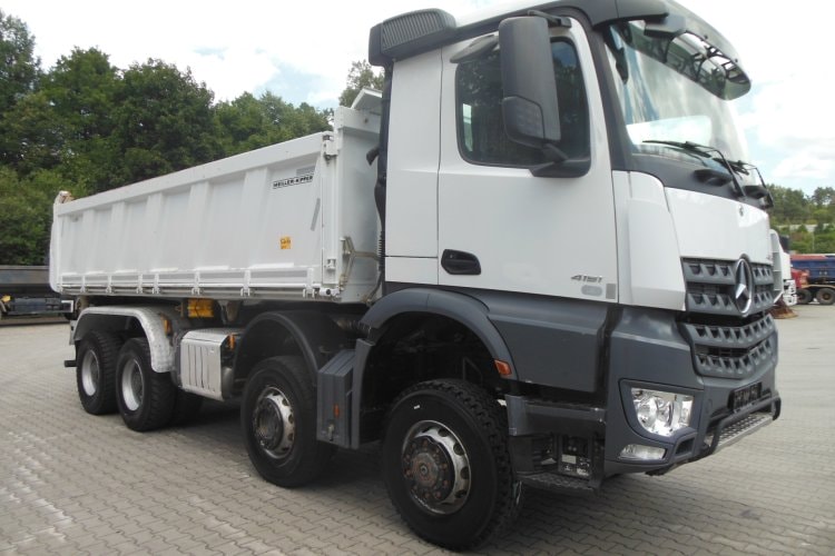 Mercedes Benz 4151 Arocs, 8x6, Meiller, Bordmatic, závěs