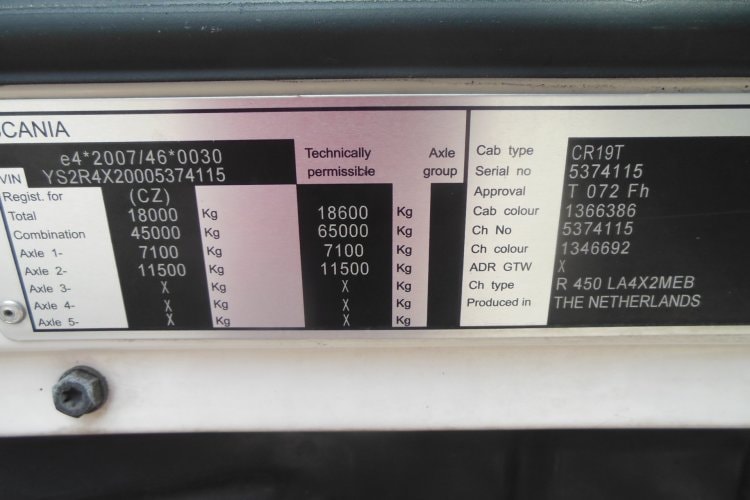 Scania R450 LowDeck, Retarder