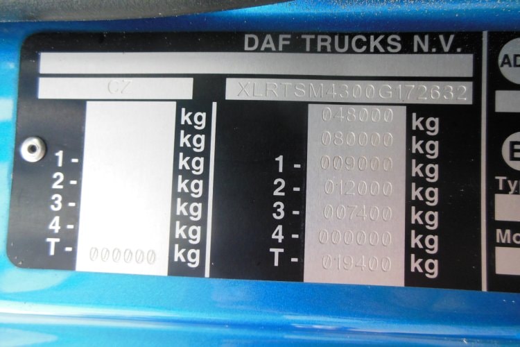 Daf CF530 FTR, 6x2, Hydraulik, Retarder, Kombination 80 Tonnen