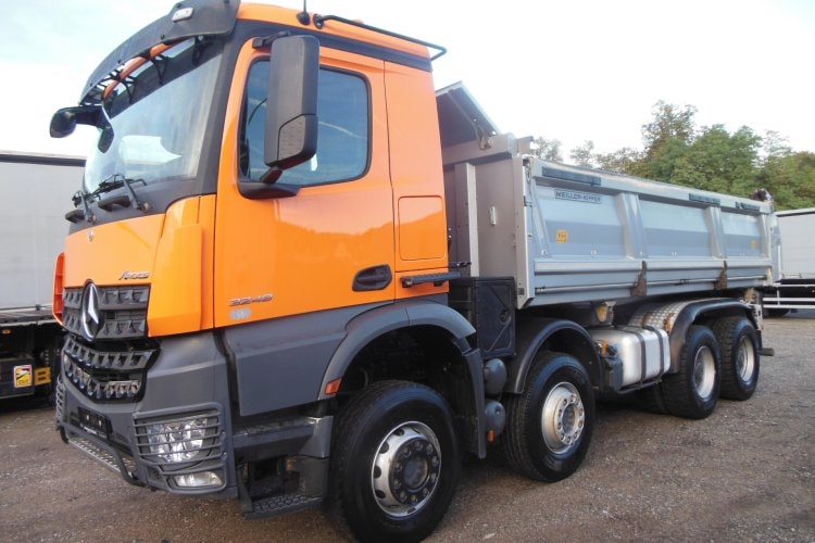 Mercedes Benz Arocs 3248, 8x4, Meiller, Bordmatic, Závěs