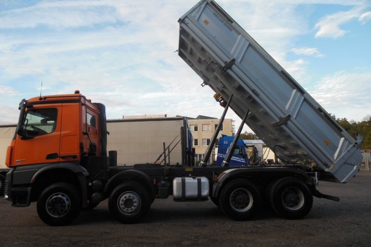 Mercedes Benz Arocs 3248, 8x4, Meiller, Bordmatic, Závěs