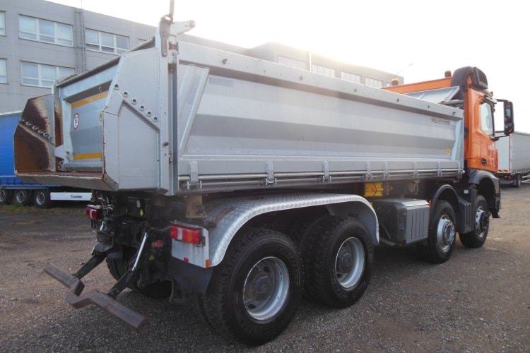 Mercedes Benz Arocs 3248, 8x4, Meiller, Bordmatic, Závěs
