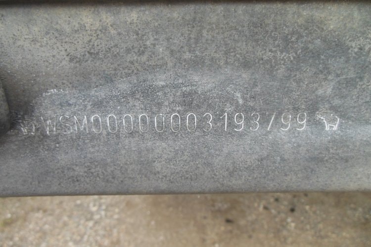Schmitz SCS 24/L, Zvedací náprava