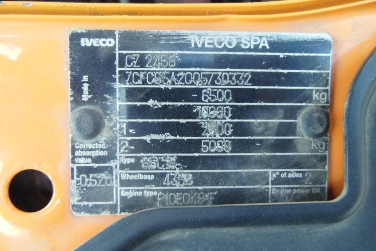 Iveco Daily 65C15, Hákový nosič kontejnerů CTS 3038