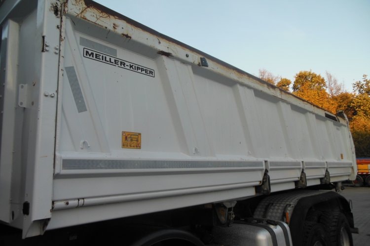 Mercedes Benz 4151 Arocs, 8x6, Meiller, Bordmatic, závěs