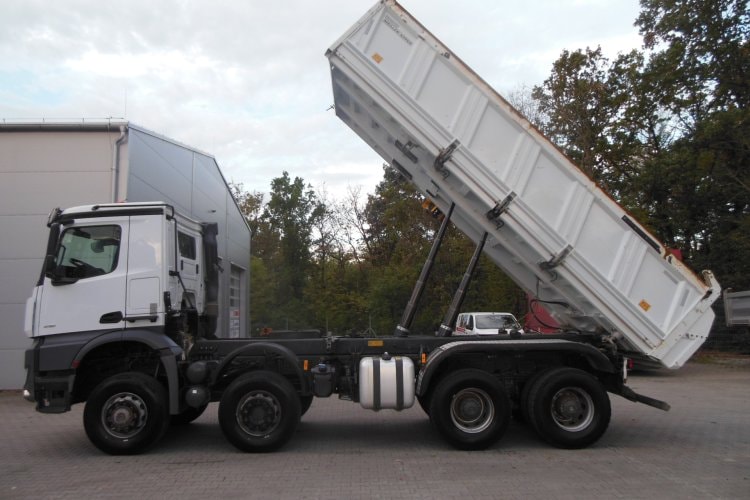 Mercedes Benz 4151 Arocs, 8x6, Meiller, Bordmatic, závěs