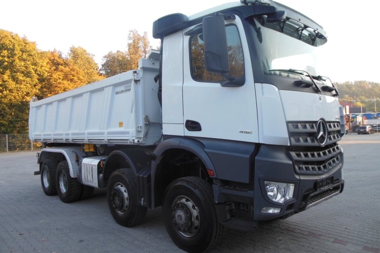 Mercedes Benz 4151 Arocs, 8x6, Meiller, Bordmatic, závěs