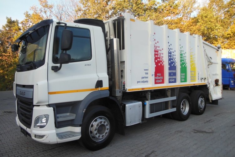 DAF CF 330 FAN, 6X2, HALLER X-2C M-21, ZOELLER DELTA