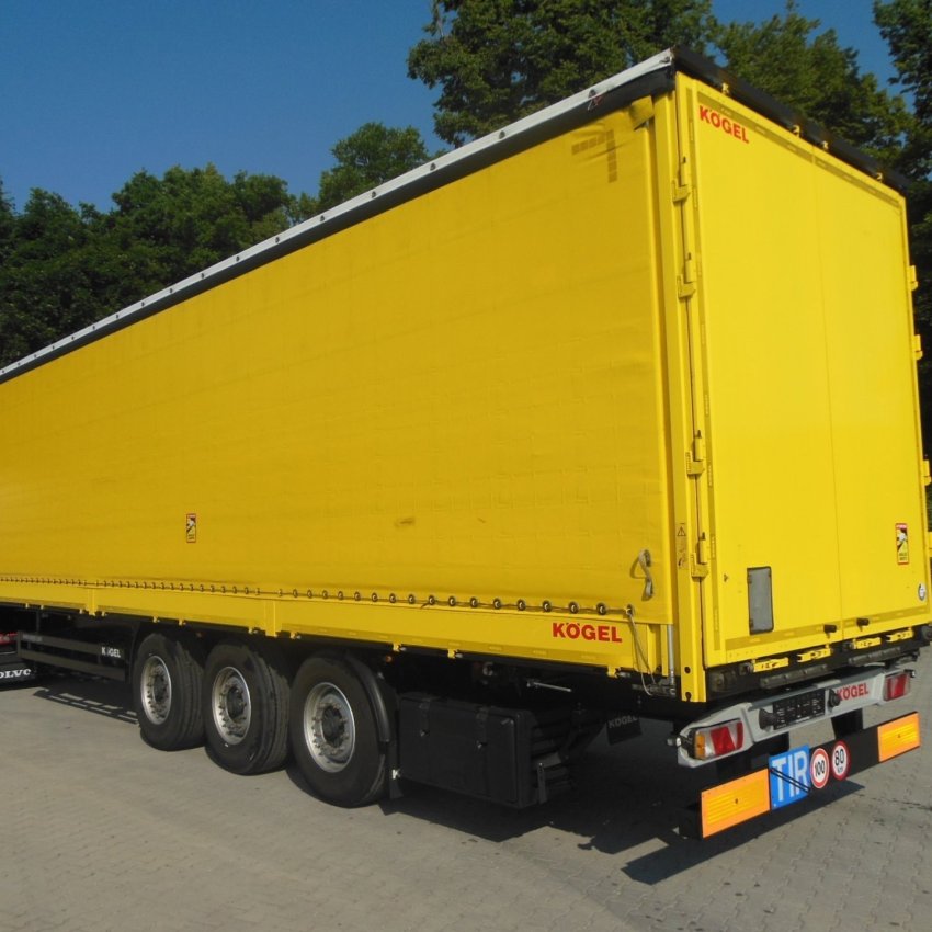 Kögel SN24, ADR, Bočnice, Přizvedávání stropu