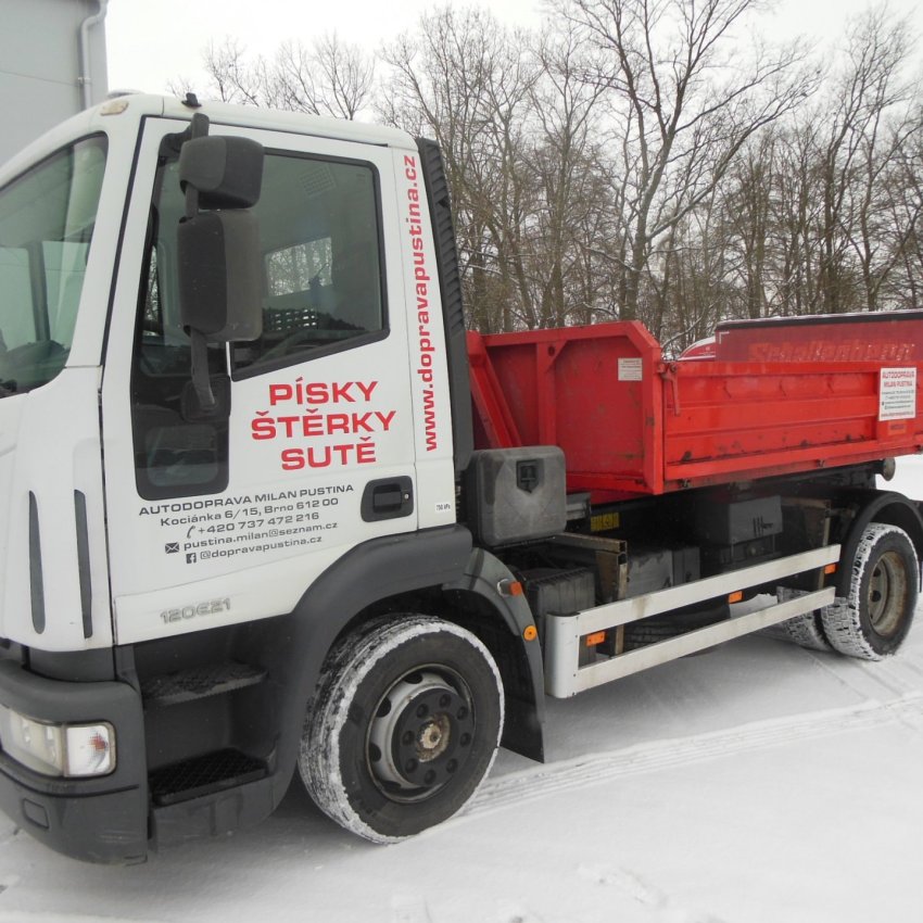 Iveco EuroCargo 120E21, hákový nosič kontejnerů