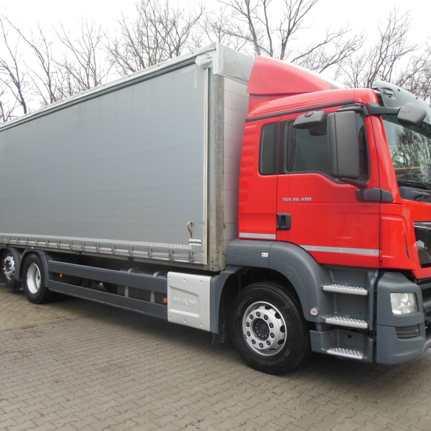 Man TGS 26.400, 6x2, Valník 9,21m = 23 Palet, ORIGINÁL 141.997 KM!!!