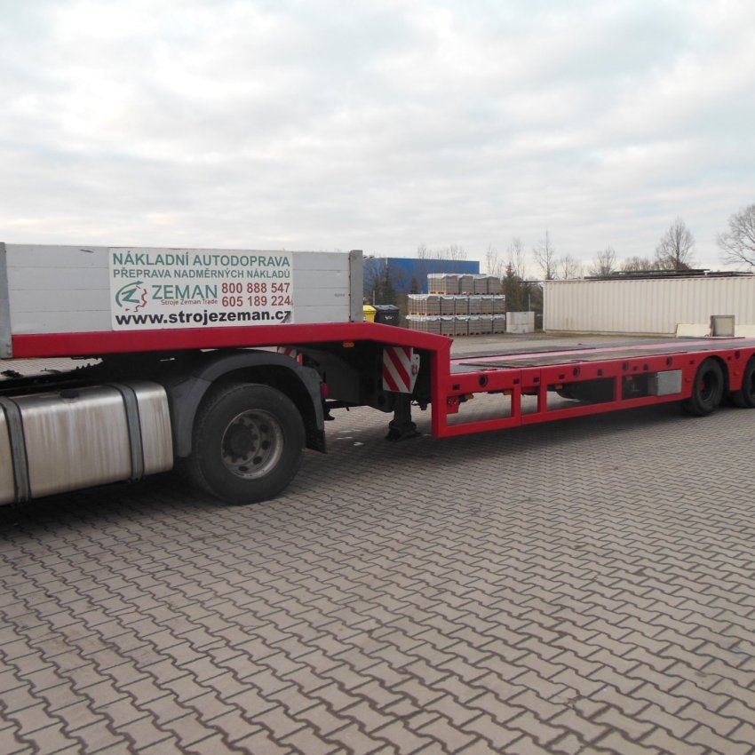 Kässbohrer LB3, Roztahovací o 6m, Zvedací + Natáčecí náprava