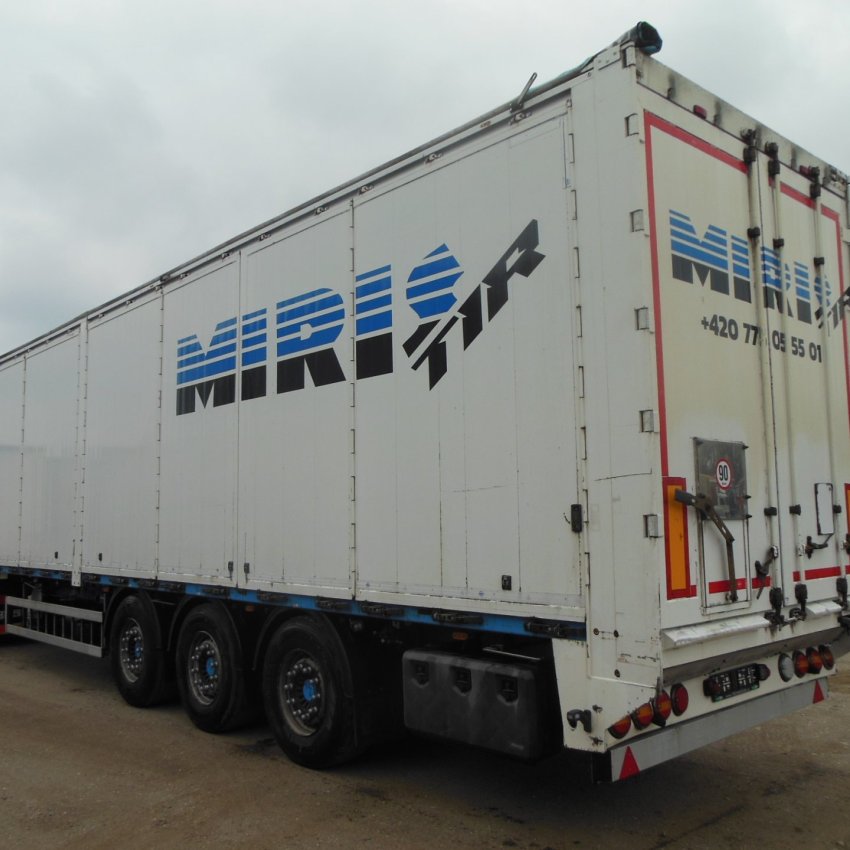 BODEX KIS 3F, Zvedací náprava, Nápravy 9t, Levá strana vrata