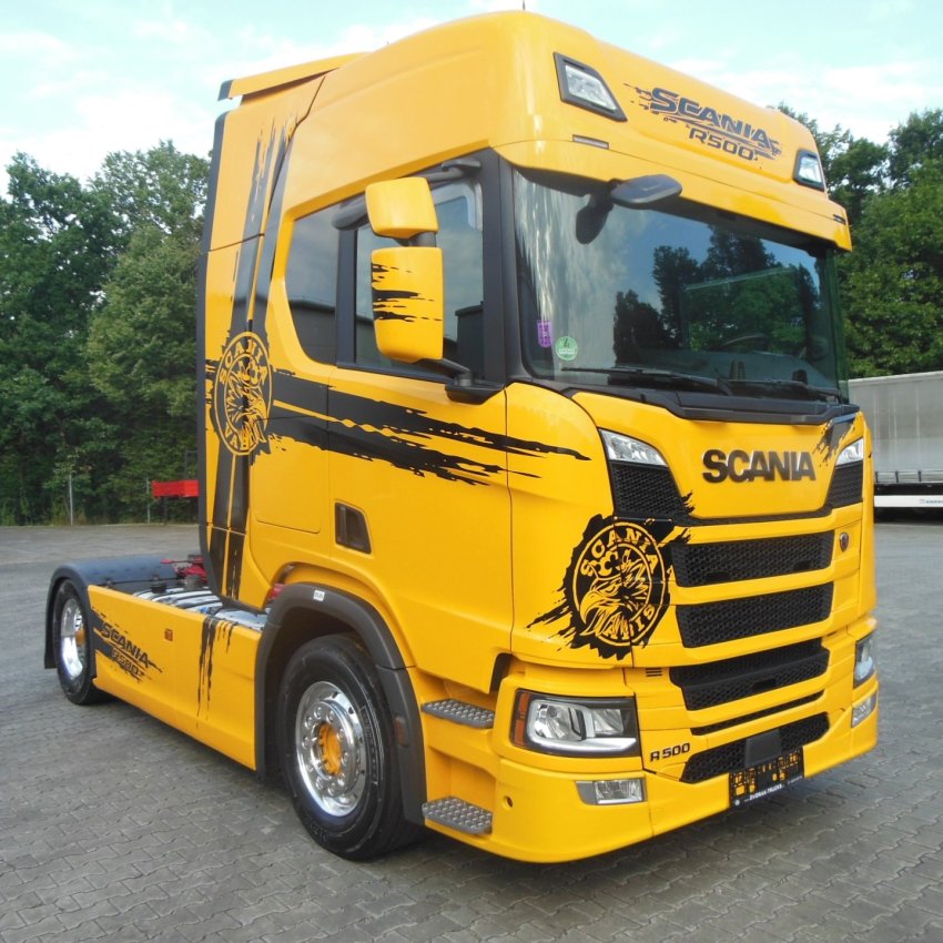 Scania R500, Retarder, Hydraulika, Komplet vzduch, ALU disky