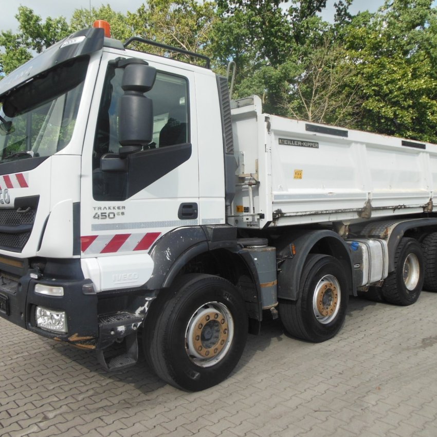 Iveco Trakker AD340T45, 8x4, Retarder, Závěs, Meiller S3, Bordmatic