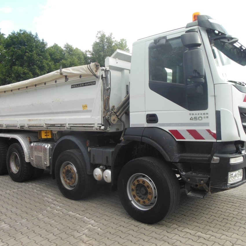 Iveco Trakker AD340T45, 8x4, Retarder, Závěs, Meiller S3, Bordmatic