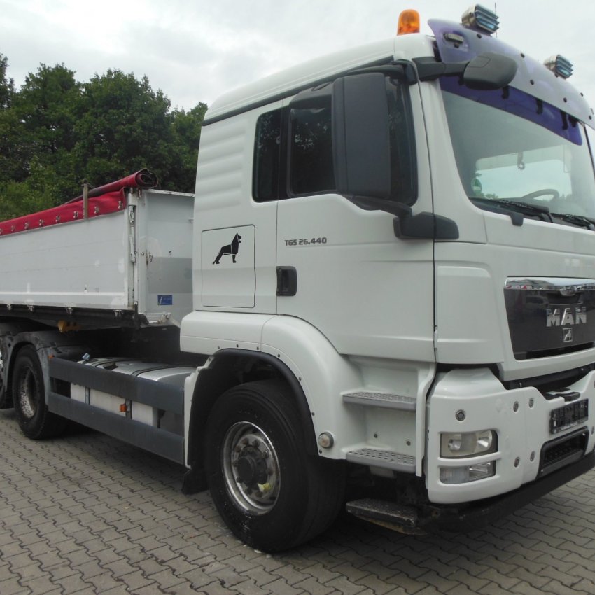 Man TGS 26.440, 6x4H, Manuál, Euro 5, Sklápěč S3