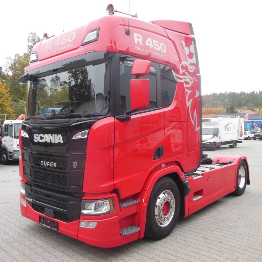 Scania R450, Retardér, Hydraulika, Alu disky, Komplet na vzduchu