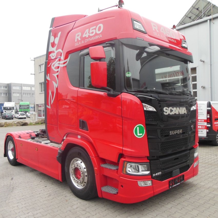 Scania R450, Retardér, Hydraulika, Alu disky, Komplet na vzduchu